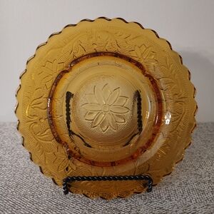 Amber Ashtray, Tiara by Indiana Glass
